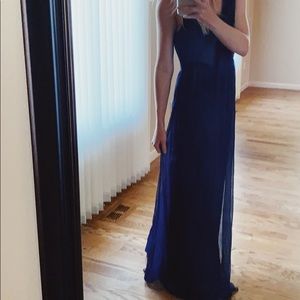 BHDLN Angie Chiffon Dress. Blue.